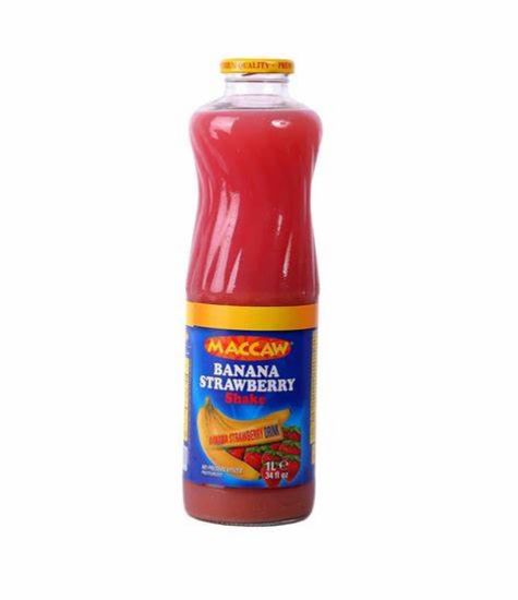 Picture of MACCAW 1L STRAWBERRY BANANA BOTTLE