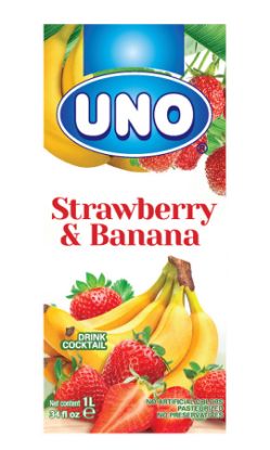 Picture of UNO 1L  STRAWBERRY BANANA