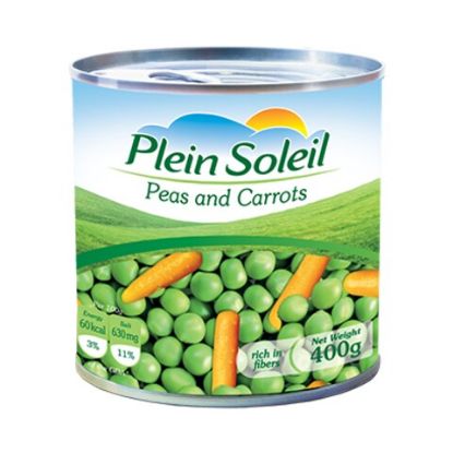 Picture of PLEIN SOLEIL 400G PEAS AND CARROTS