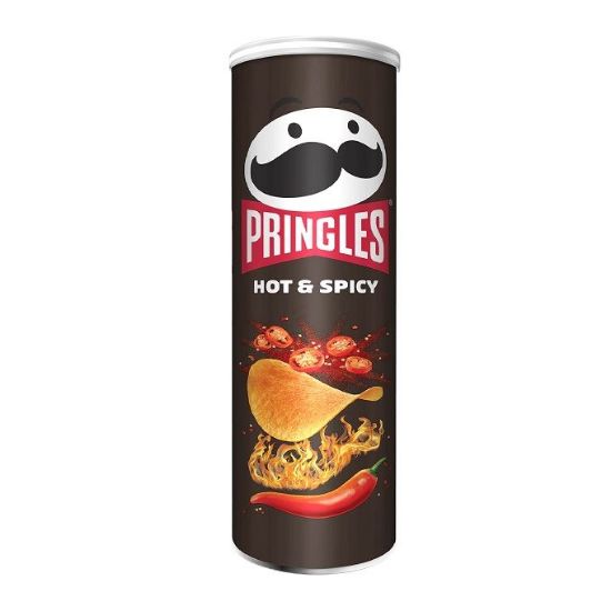 Picture of PRINGLES HOT&SPICY 165G