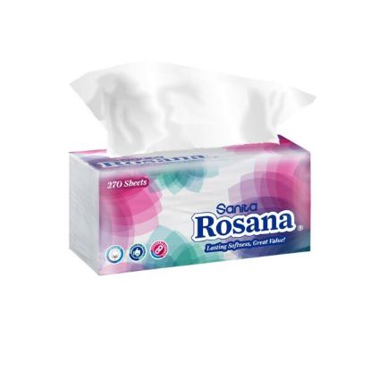 Picture of ROSANA FACIAL TISSUES 270 SHEETS