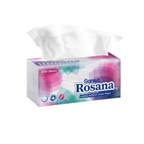 Picture of ROSANA FACIAL TISSUES 270 SHEETS