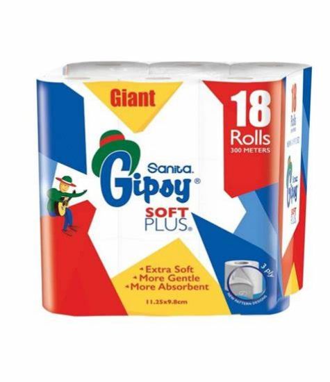 Picture of SANITA GIPSY TOILET PAPER 18 ROLL