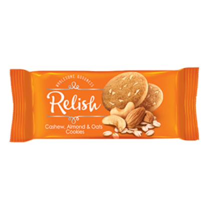 Picture of RELISH CASHEW,ALMOND&OATS COOKIES 42G