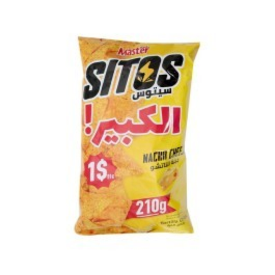 Picture of MASTER SITOS ALKABIR NACHO CHEESE 210G