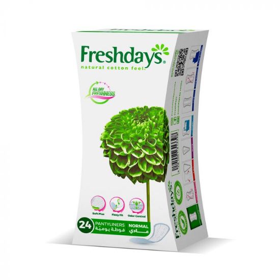 Picture of FRESHDAYS NATURAL COTTON FEEL NORMAL 24 PROTEGE-SLIPS