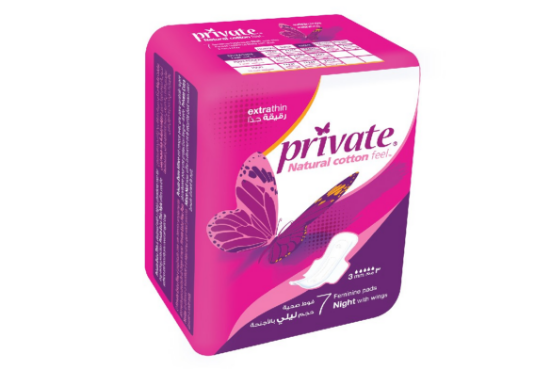 Picture of PRIVATE EXTRA THIN 7PADS NIGHT 3MM